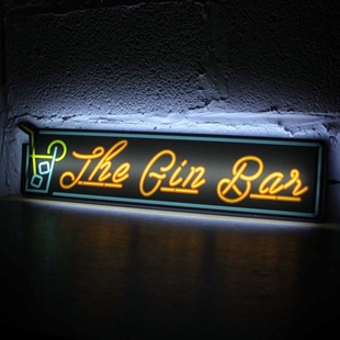 Picture of LED Light up Gin Bar Sign
