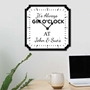 Picture of Personalised Gin O'clock Wall Clock Home Bar Gin Clock