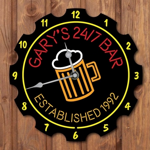 Picture of Personalised Neon Style Clock