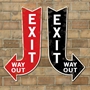 Picture of Vintage Style Exit Way Out Arrow-TRADE