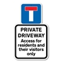 Picture of Personalised Private Road Sign No Entry