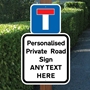 Picture of Personalised Private Road Sign No Entry