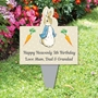 Picture of Memorial Baby funeral verse Child Grave Ornament Personalised Peter Rabbit Sign