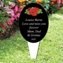 Picture of Rose Outdoor Memorial Grave Marker Spike