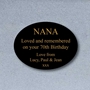 Picture of Shaped In Memory Grave Memorial Plaque