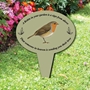 Picture of A Robin in your Garden Plaque on stake