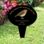 Picture of Personalised Robin memorial plaque + spike