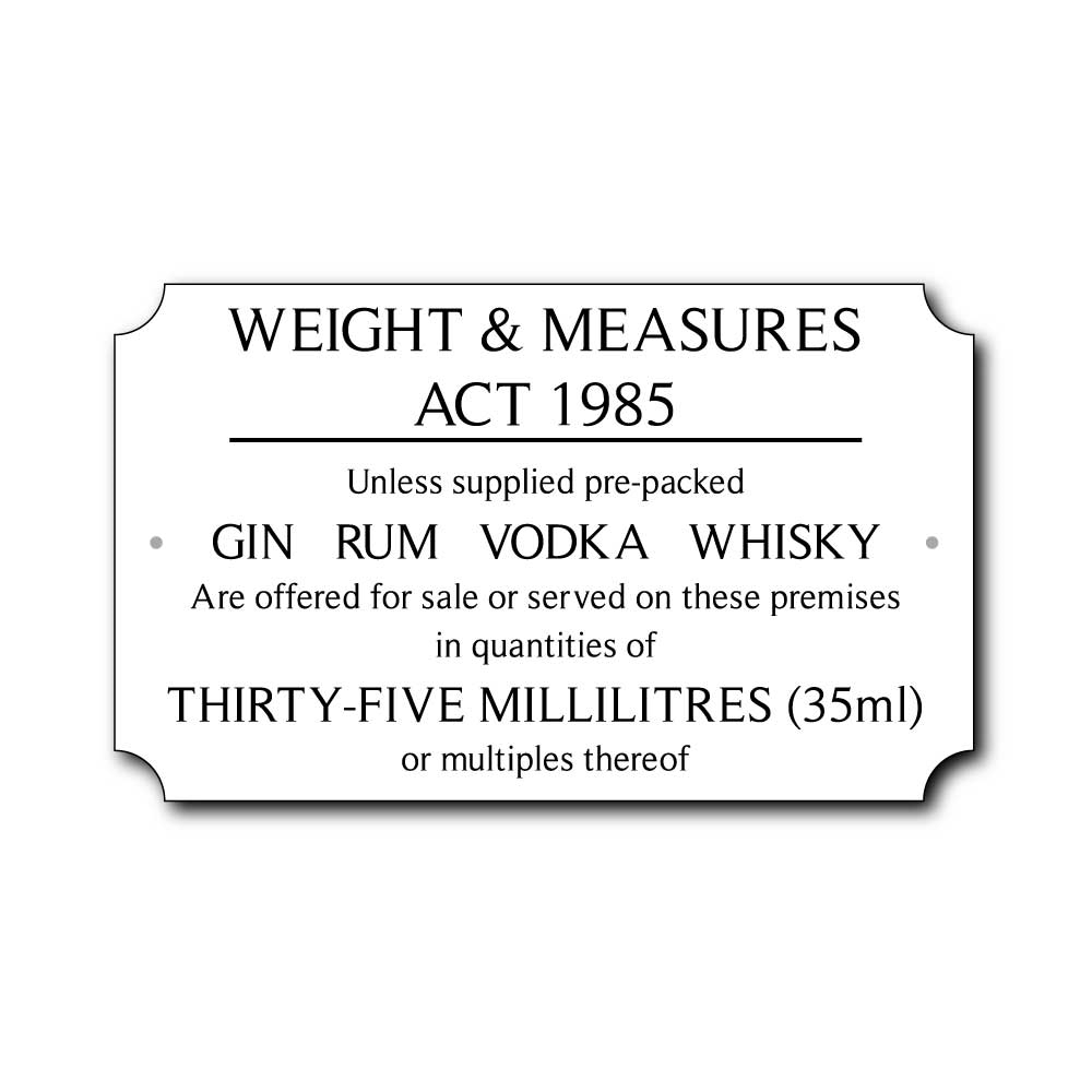 JAF Graphics. Pub Bar Restaurant Spirits Sign Classic Design
