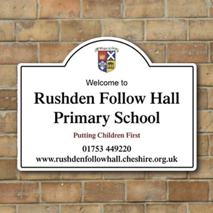 Picture of School  Wall  Sign