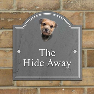 Picture of Border Terrier House Sign