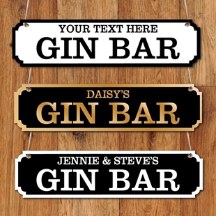 Picture of Personalised Gin Bar Sign