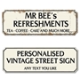 Picture of Rusty Style Vintage Street Road Sign - Deep