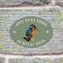 Picture of Kingfisher Bird House Sign Plaque