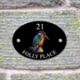 Picture of Kingfisher Bird House Sign Plaque