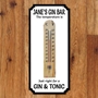 Picture of Personalised Thermometer Bar Sign
