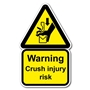 Picture of Personalised finger crush injury sign