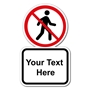 Picture of Personalised No Entry Private Property Outdoor Sign