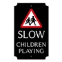 Picture of Personalised Slow Children Sign, Classic Design