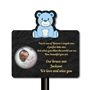 Picture of Cute Teddy Bear Baby Grave Memorial Sign on Stake