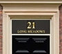 Picture of Mirror Gold Lettering For Door Windows