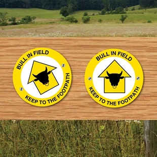 JAF Graphics. Footpath & Gate Signs