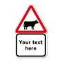 Picture of Cows Crossing Sign
