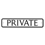 Picture of PRIVATE Sign