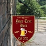Picture of Shield Shaped Hanging Sign  - add your own text & image