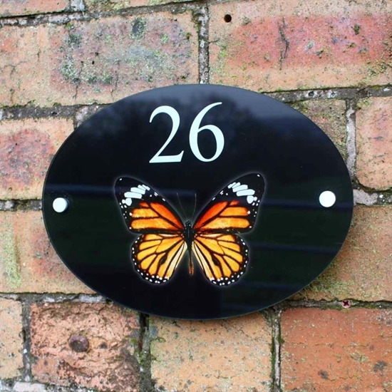 Picture of Personalised Butterfly House Sign