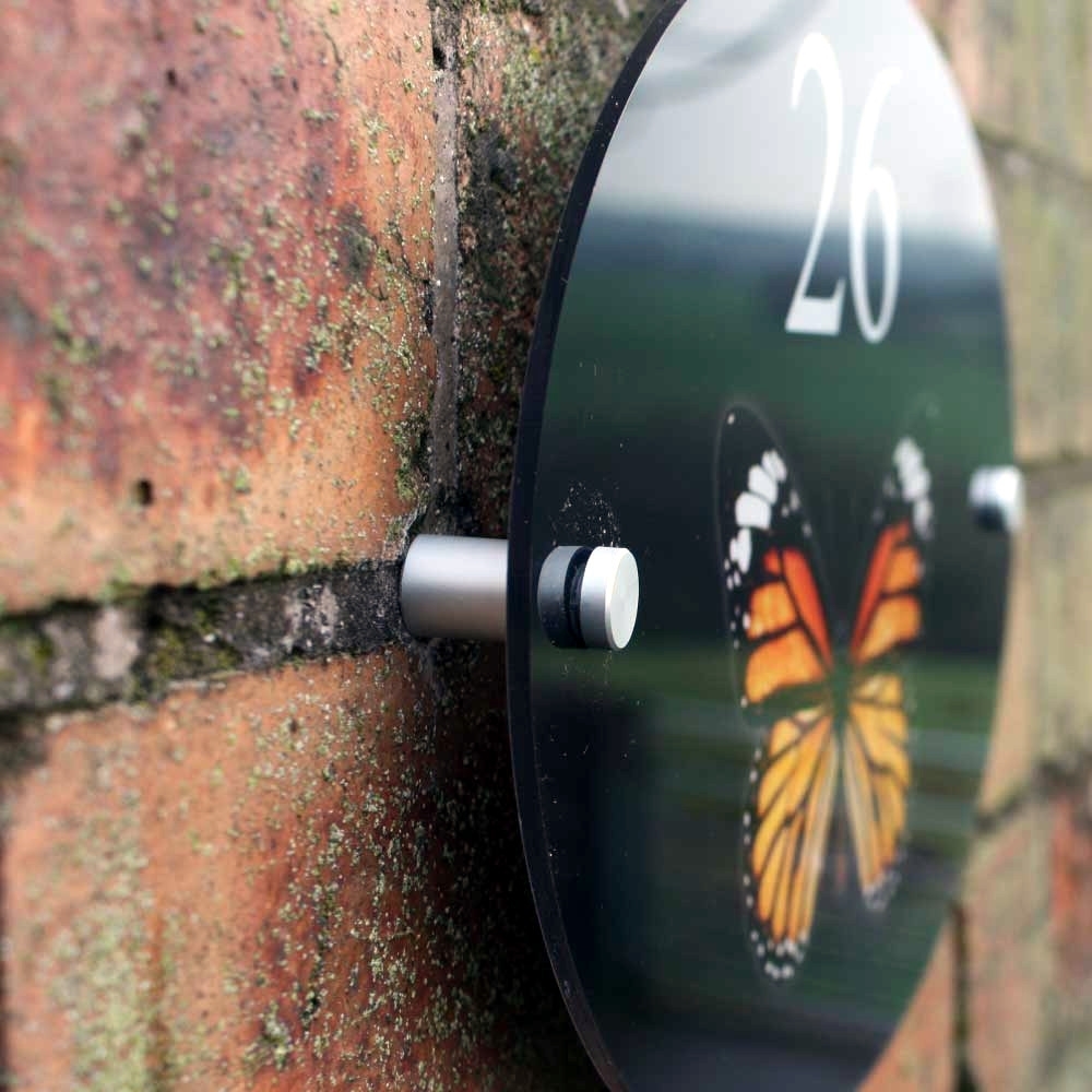 JAF Graphics. Personalised Butterfly House Sign