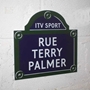 Picture of Traditional French Street Sign, Plaque Personalised any text you like