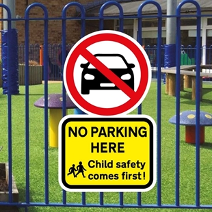Picture of SCHOOL NO PARKING Sign