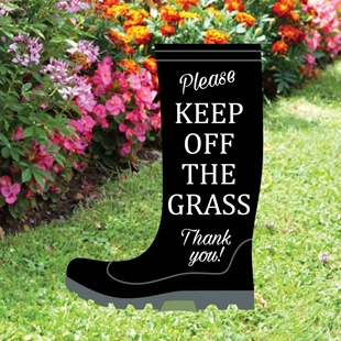 Picture of Please Keep Off The Grass Lawn Sign