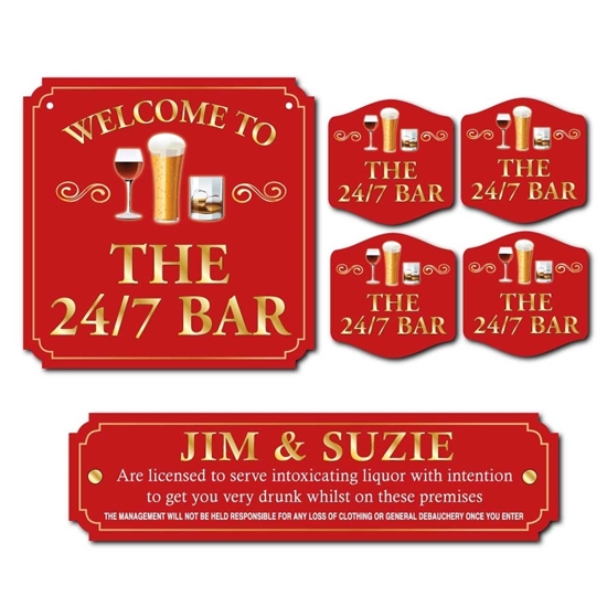 JAF Graphics. Home Bar Starter Kit 1