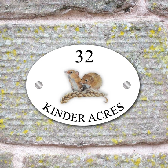 Picture of Mouse House Sign Plaque