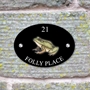 Picture of Personalised Frog House Sign