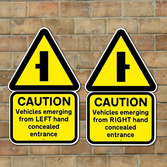 Picture of CONCEALED ENTRANCE SIGN