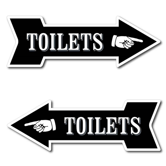 Picture of TOILETS Sign