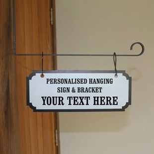 Picture of Personalised vintage hanging sign