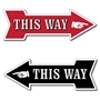 Picture of THIS WAY Sign Arrow Plaque