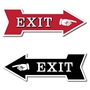 Picture of EXIT Sign WAY OUT Arrow Plaque