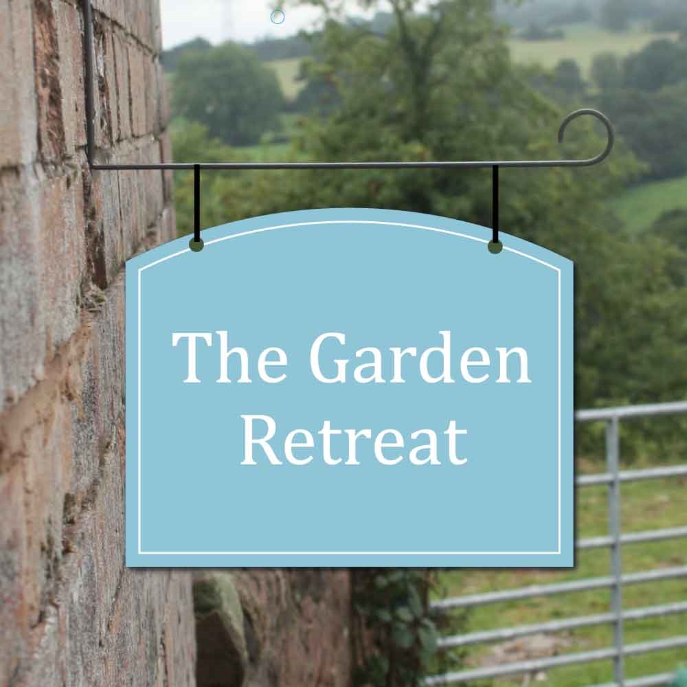 JAF Graphics. Personalised Modern Home Bar Hanging Sign