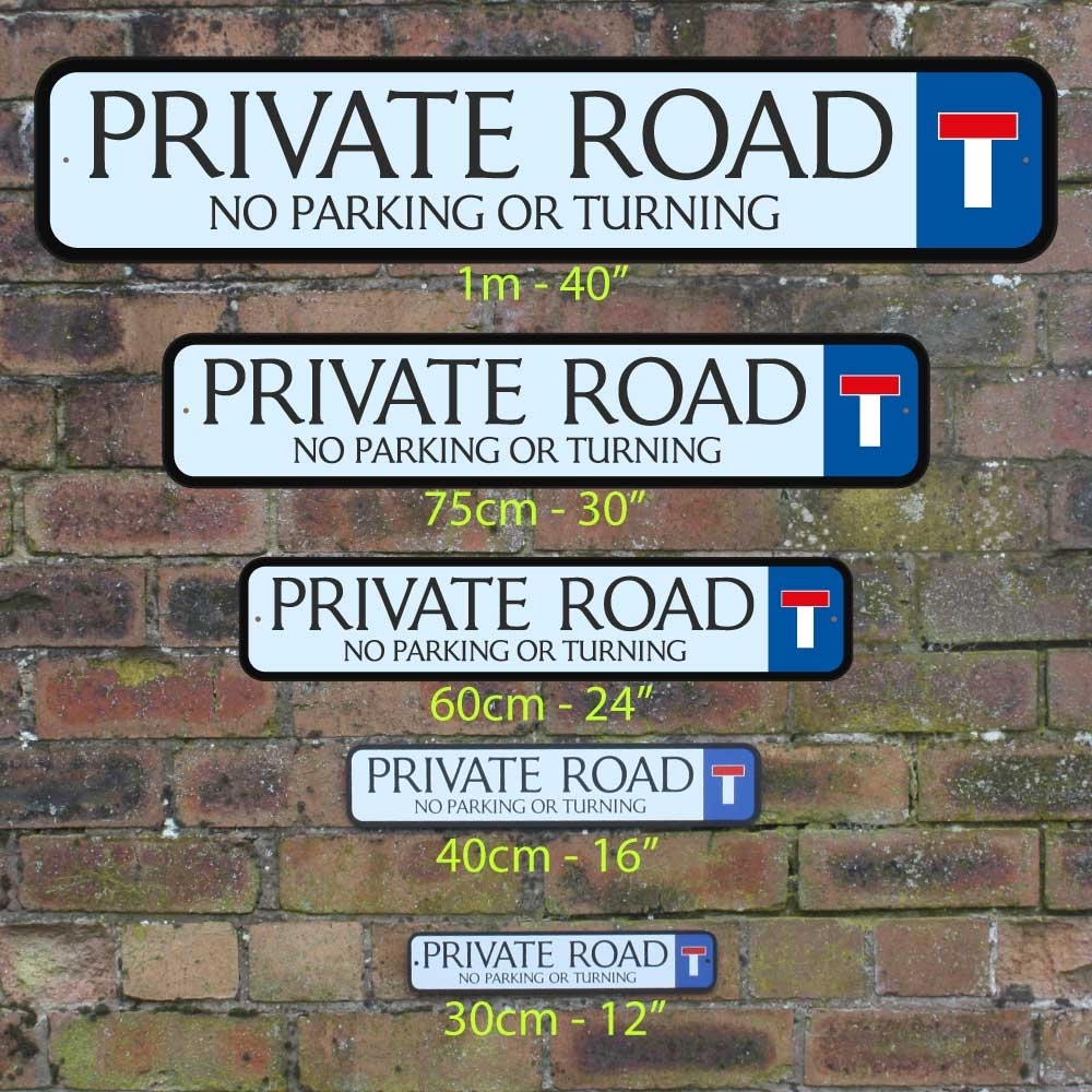 JAF Graphics. Private Road Sign