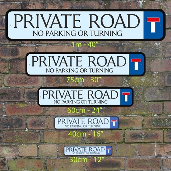JAF Graphics. PRIVATE ROAD SIGN