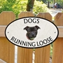Picture of Staffordshire Bull Terrier Dogs Loose Sign