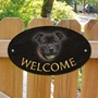 Picture of Staffordshire Bull Terrier WELCOME Sign