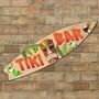 Picture of Personalised Tiki Bar Surf Board - Horizontal