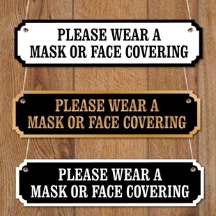 Picture of Wear A Face Mask Road Sign