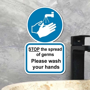 Picture of Wash your hands sign