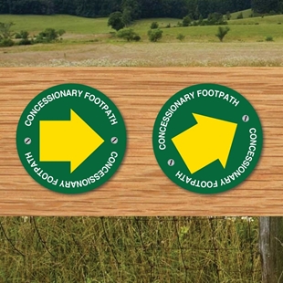 Picture of Concessionary  Footpath Way Marker Sign